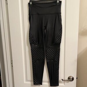 Black Moto Style Women's Leggings